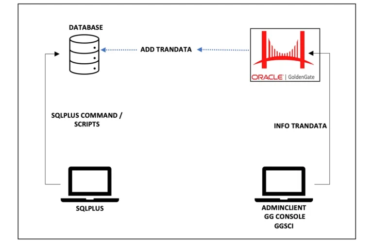 Info Trandata from SQLPLUS