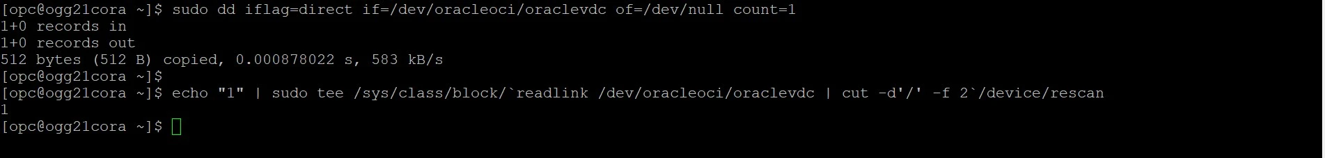 Increase Block Volume Size in OCI - OracleGG