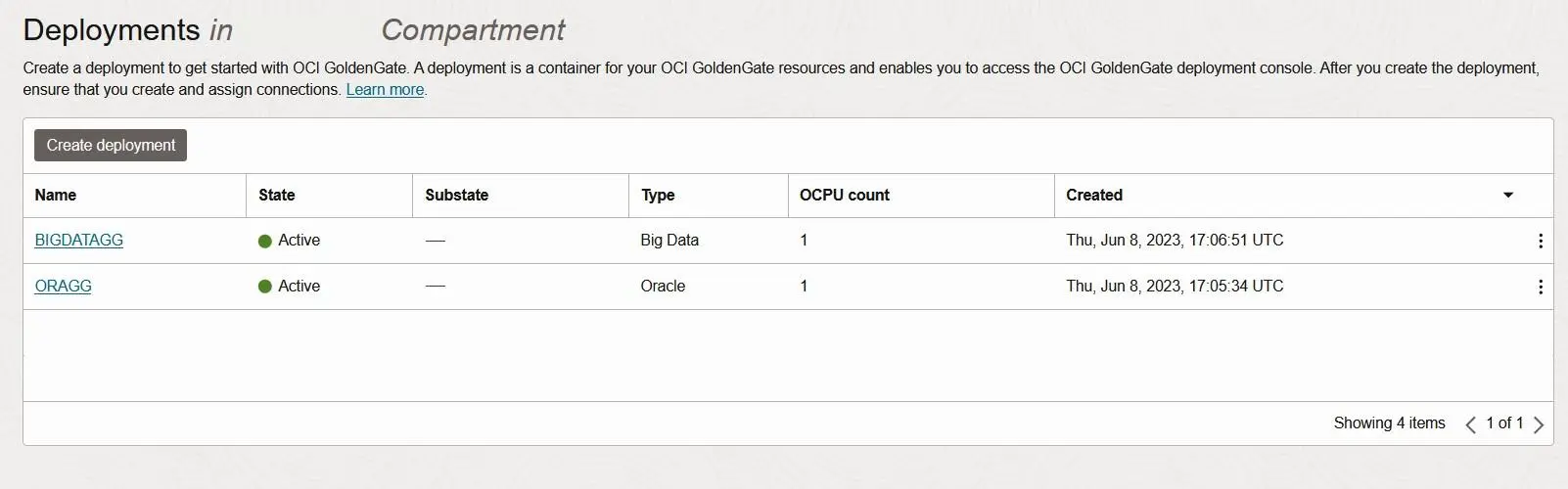 OCI GoldenGate Service Create Distribution Path - OracleGG